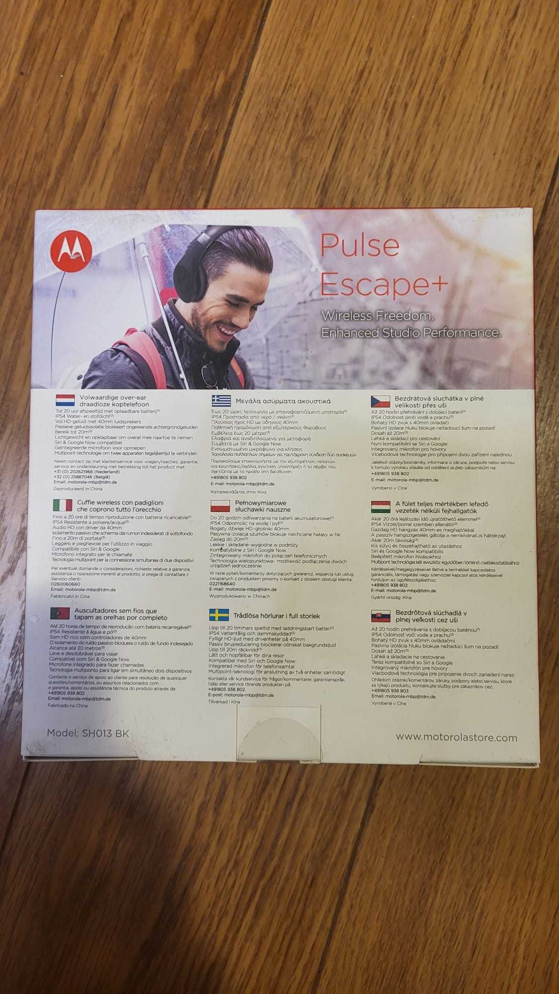 Słuchawki Pulse Escape+ motorola Wireless Freedom