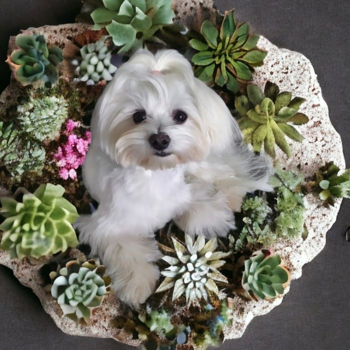 Maltańczyk suczka xxs