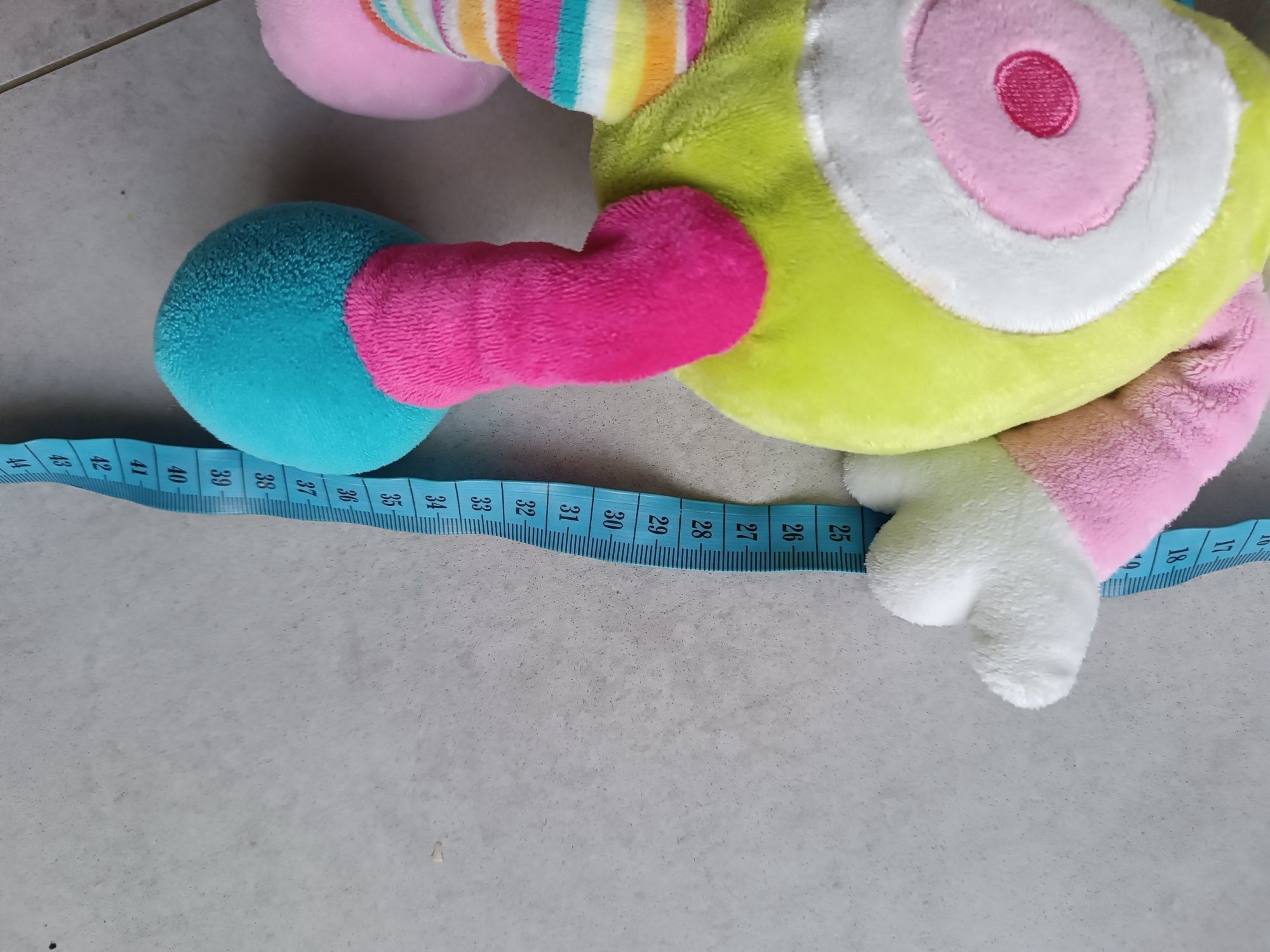 C&A maskotka królik pluszak przytulanka kolorowa 39 cm miś pluszowy bi