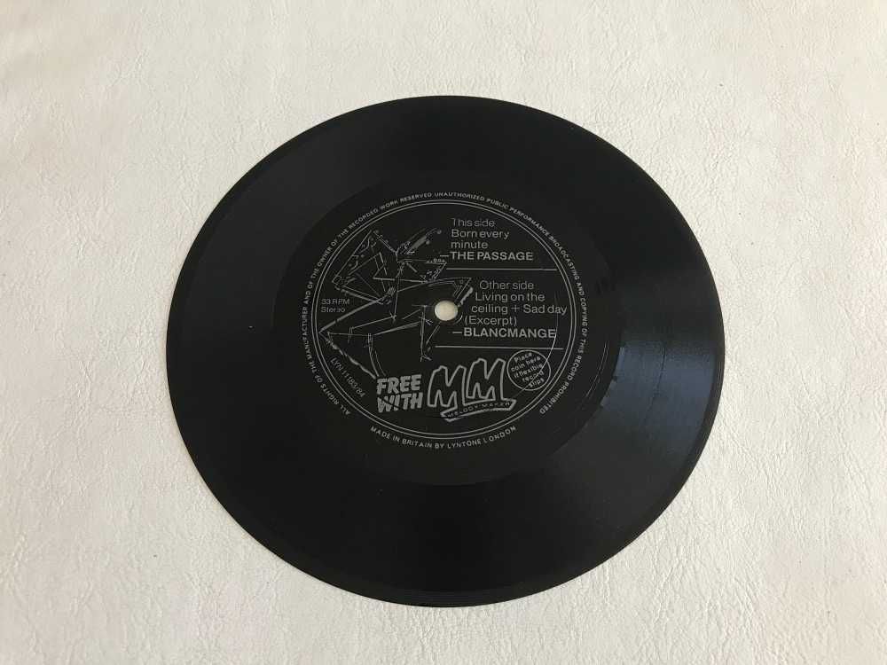 Disco flexi The Passage / Blancmange anos 80