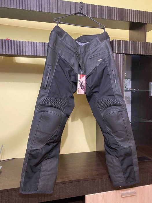 Мотоштани Cobra (Norw) - Шкіра + Вогнетривкий текстиль. Великий розмір