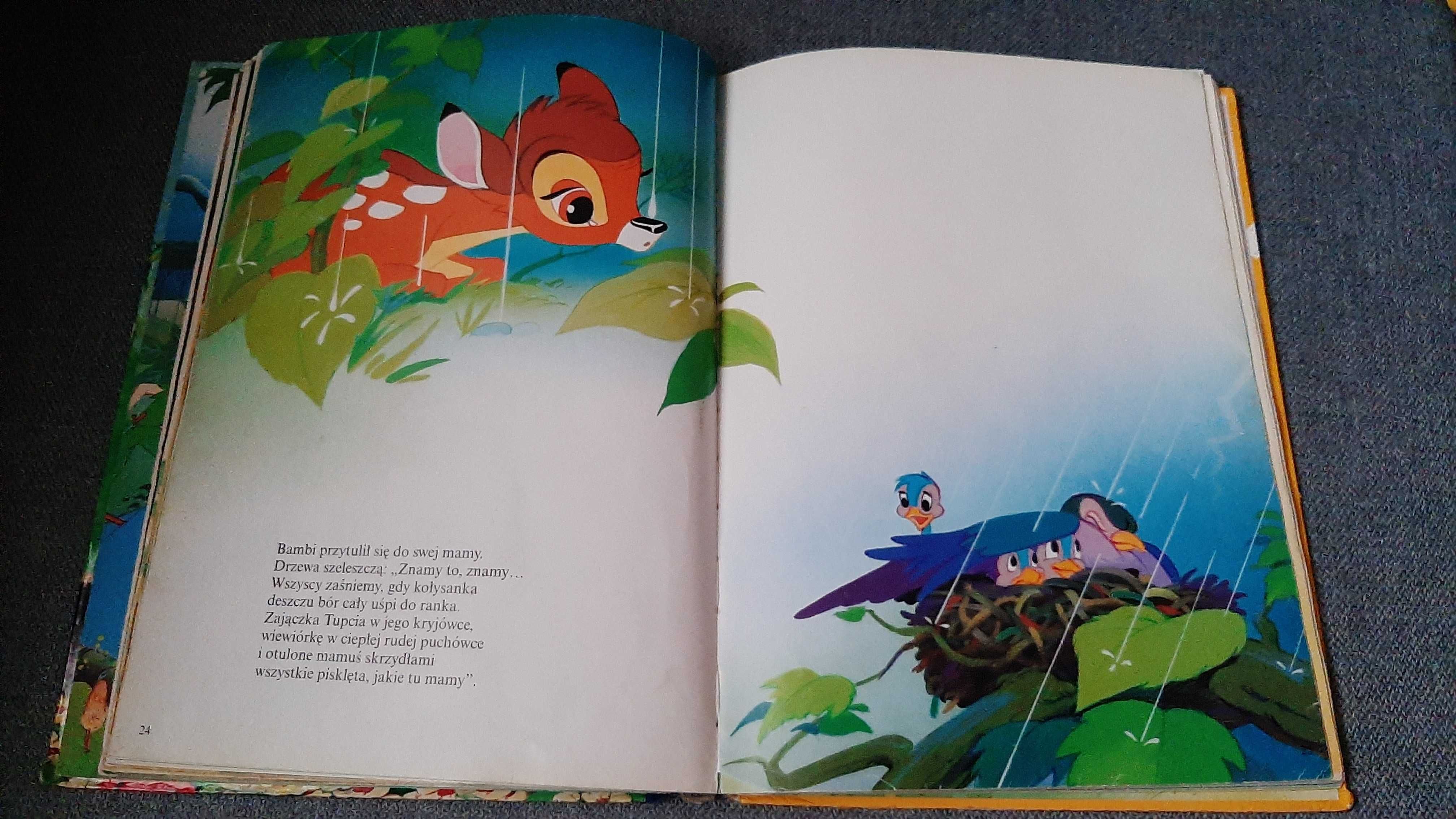 Disney Bambi i Tuptuś Format A4 EGMONT Twarda oprawa Jeremi Przybora