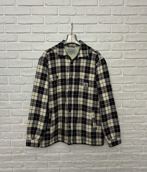 Kurtka Koszulowa Ocieplana Carhartt Arden Shirt Jacket Krata Rozm XL