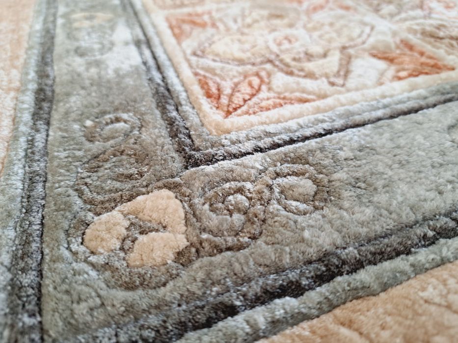 Przepiękny jedwabny Chiński ręcznie tkany dywan 247x337 nr 1526