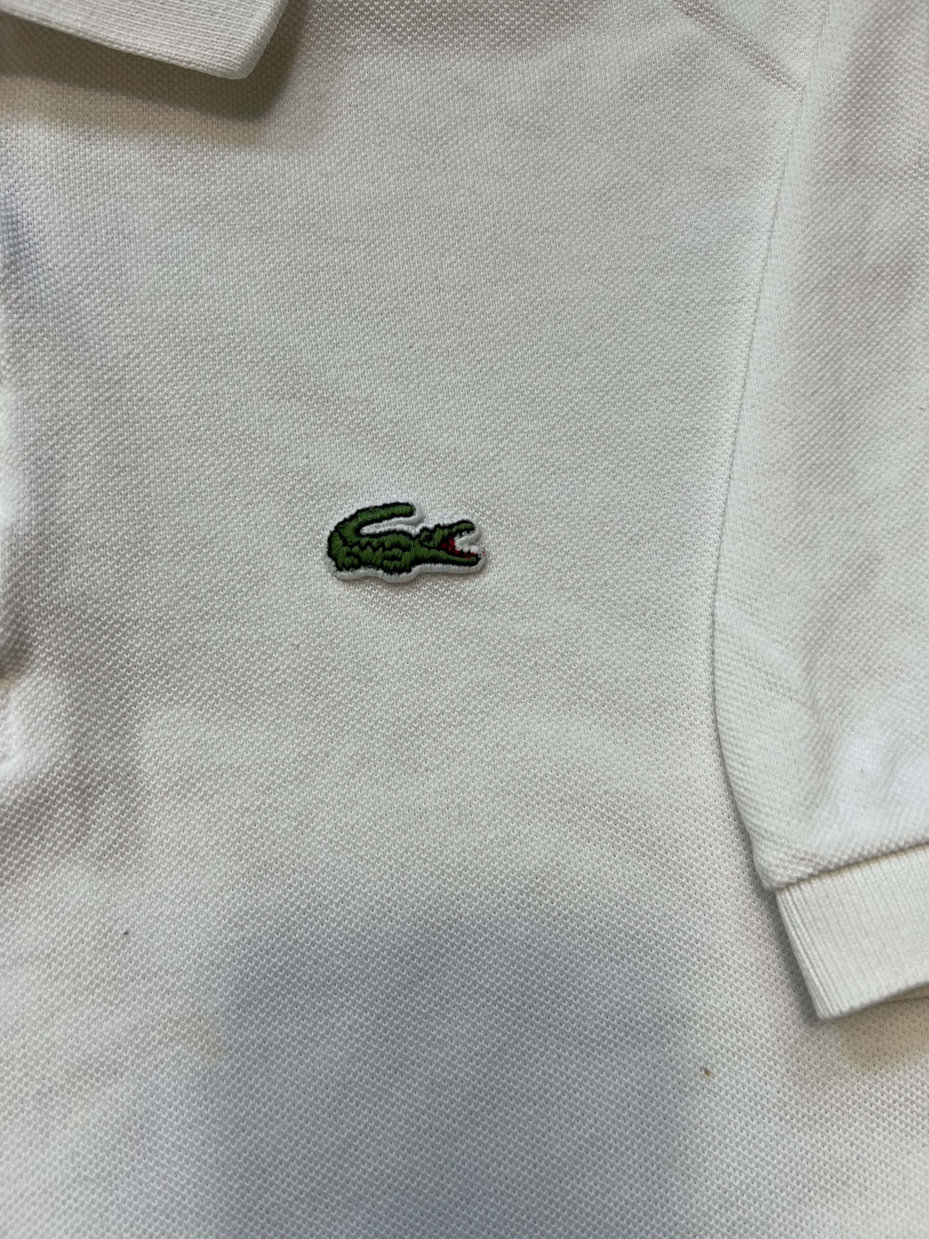 Polo Koszulka Lacoste white small logo