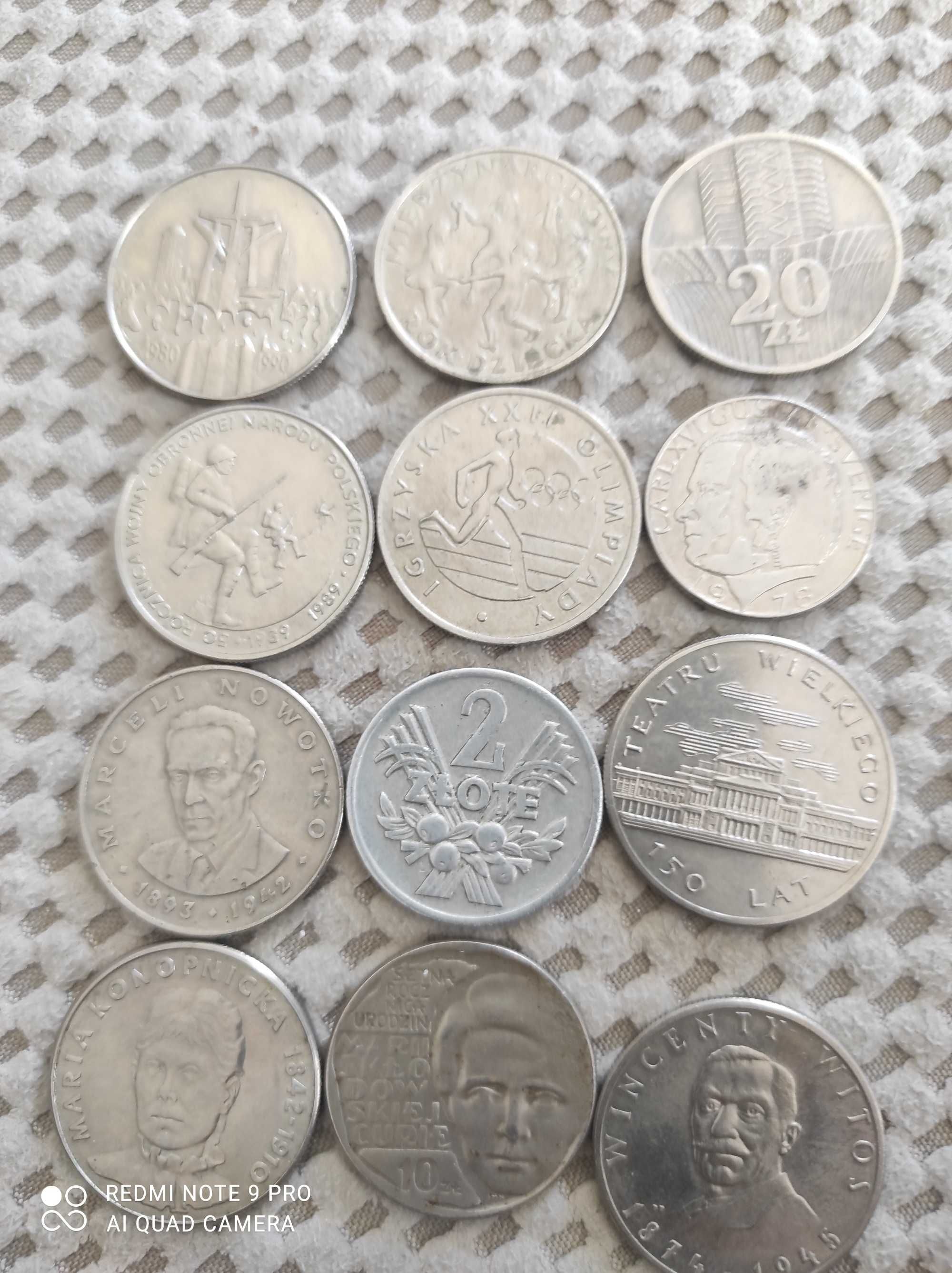 Różne monety okresu PRL