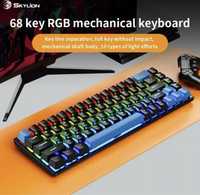 Механічна клавіатура SKYLION K68 механическая клавиатура RGB