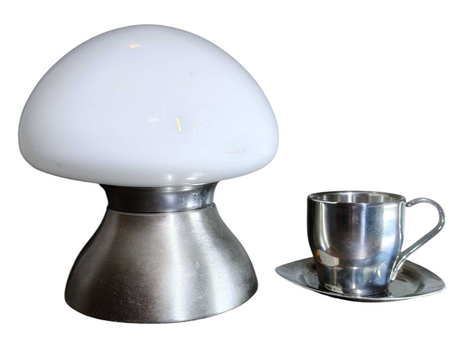 Lampa Grzybek, klosz barwiony w masie, vintage