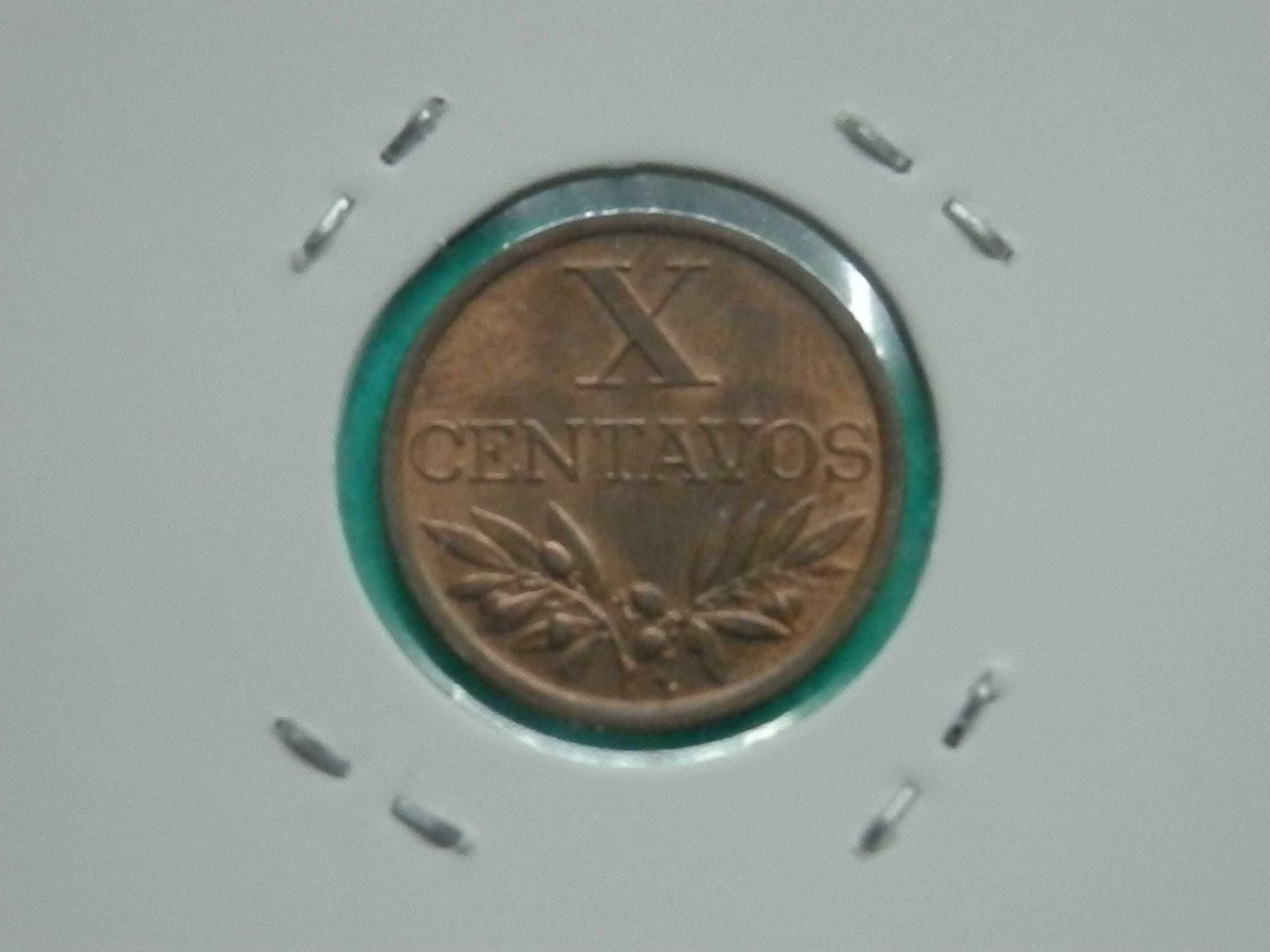 911 - República: X centavos 1969 bronze, por 0,75