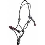 Halter Strass szary/bordowy HKM full nowy sprzęt dla konia
