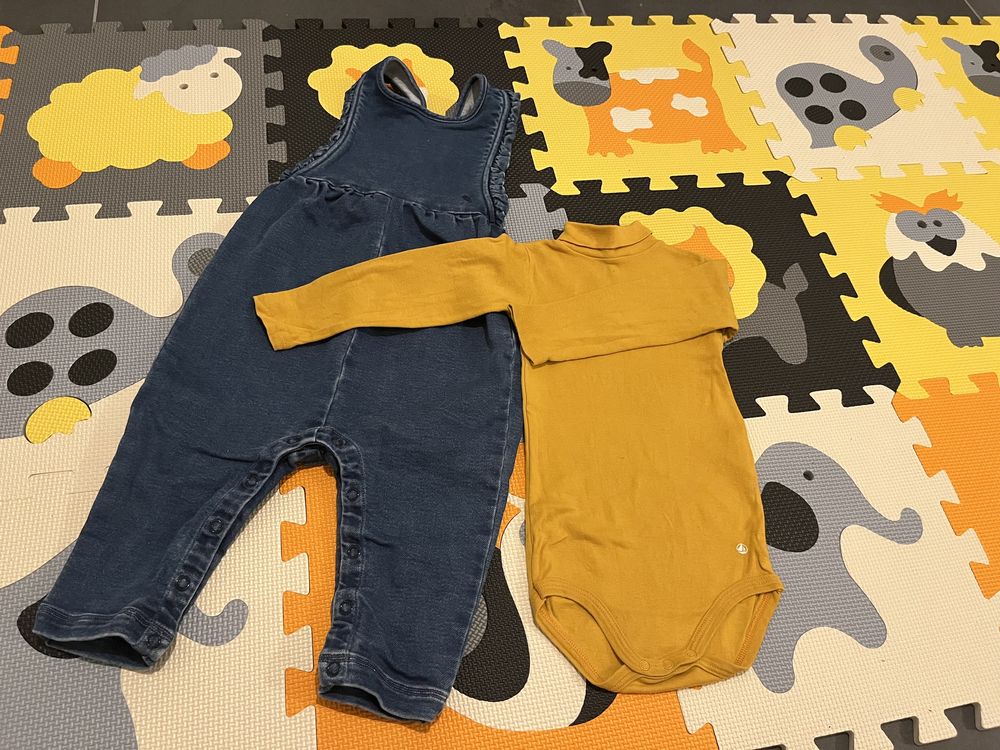 Костюм для девочки Petit Bateau, 12-18 месяцев