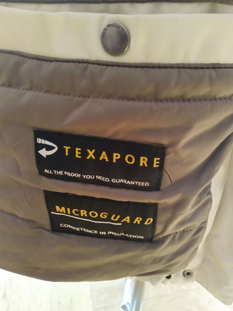 Jack Wolfskin Texsapore Microguard чорний  і світлий куртки женский XL