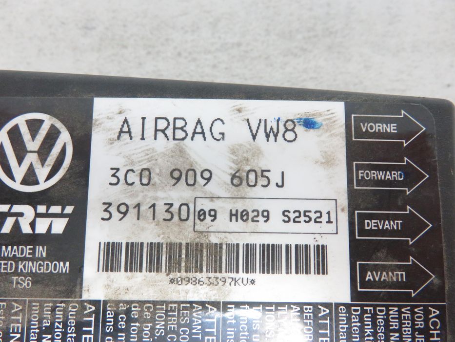 Deska Pasy Poduszki Vw Passat B6 Oryginał Demontaż