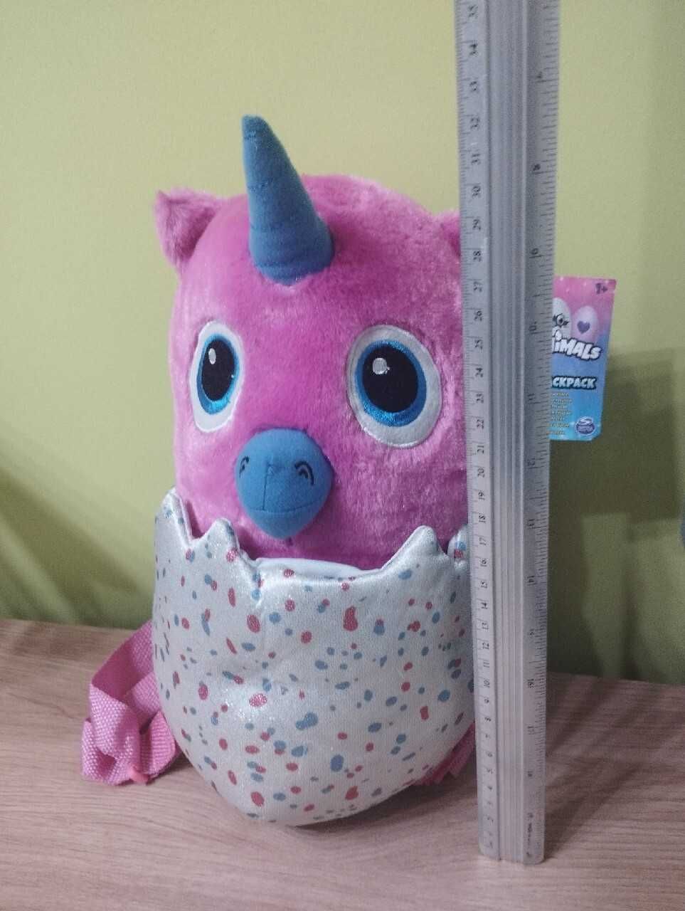 Hatchimals plecak pluszowy jednorożec