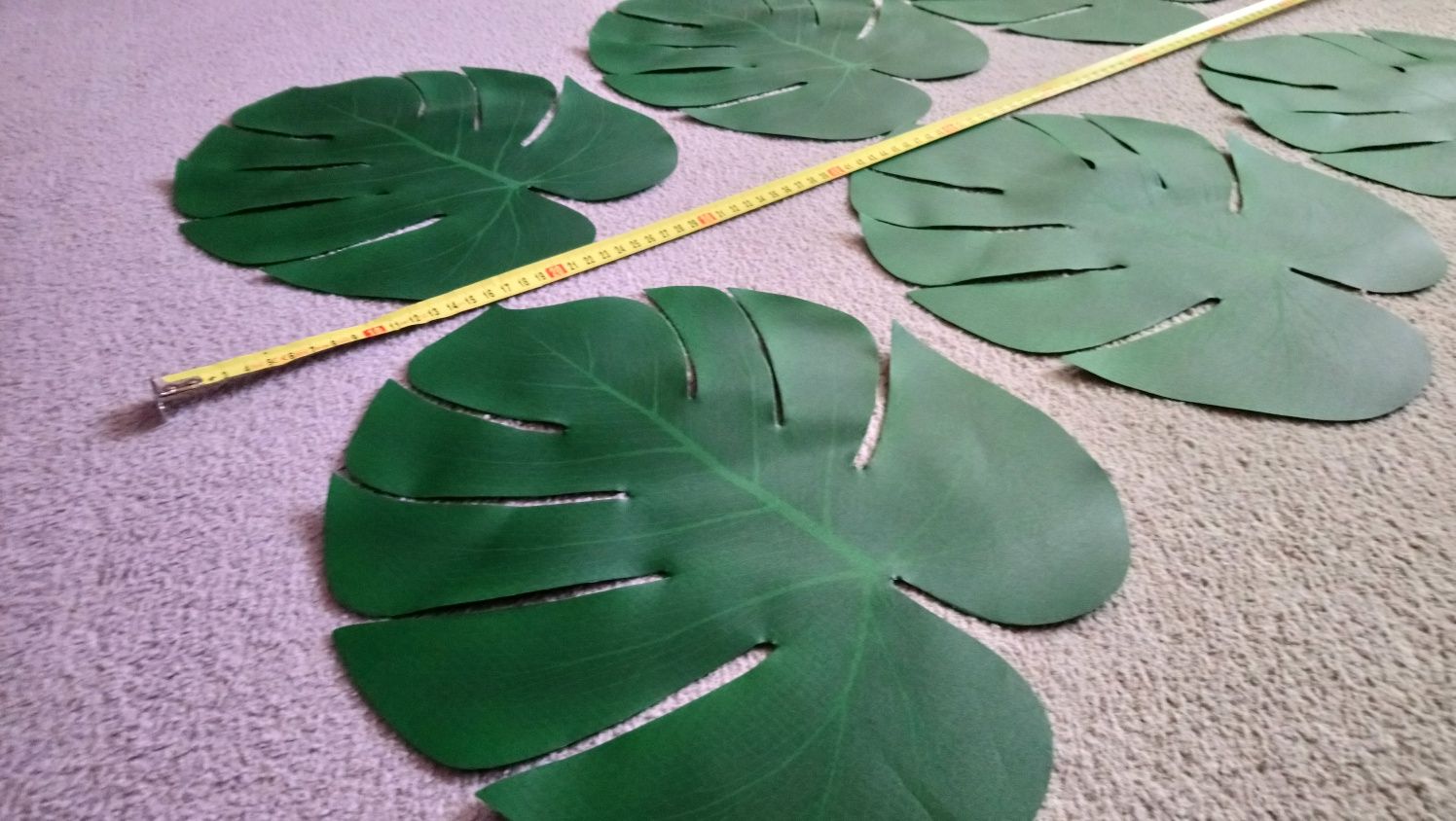 Liscie monstera 6szt