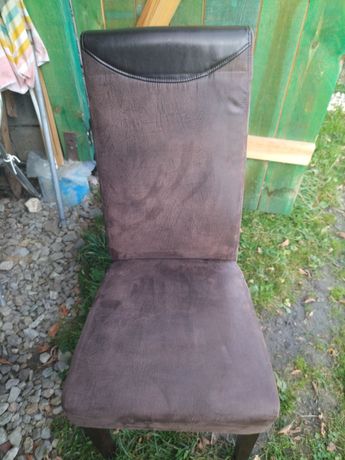 Krzesła materiałowo skórzane