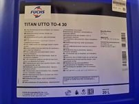 olej fuchs titan utto TO-4 30w  20L.+FILTR