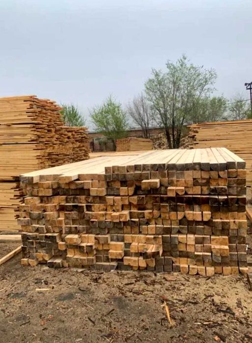 Купити брус 100×100 та інші розміри з нарізкою