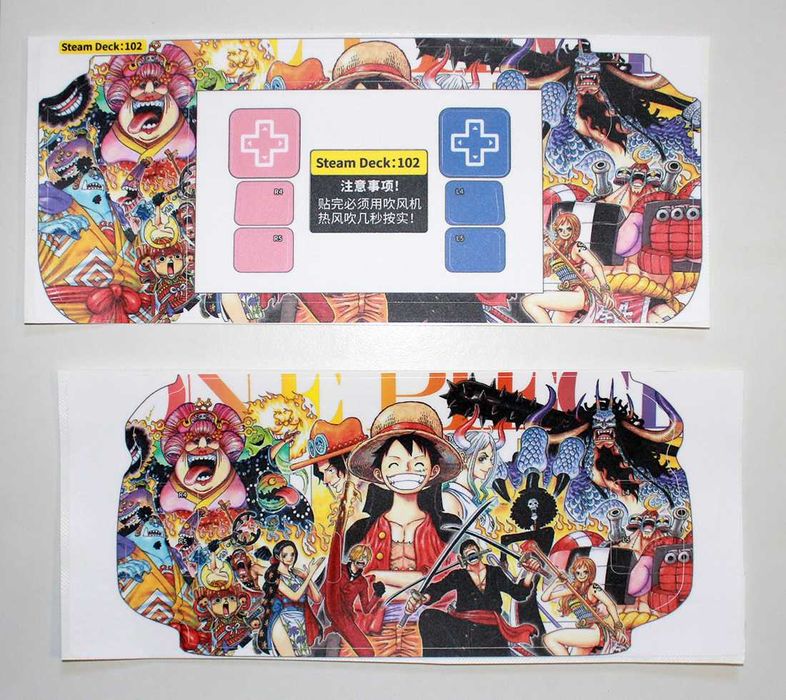 Наліпка скін для Valve Steam Deck в стилі аніме One Piece