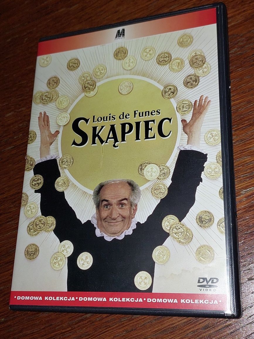 Komedia DVD Louis de Funes OSKAR + SKĄPIEC Moliera 210min 2xDVD =100zł