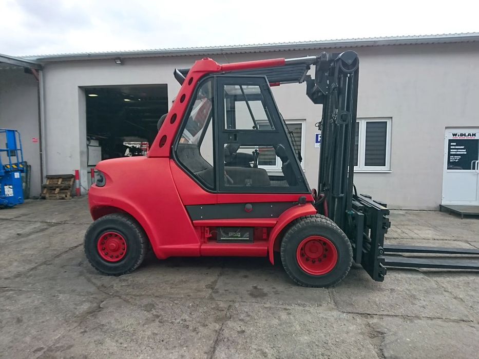 Linde [1998] WÓZEK WIDŁOWY LINDE H80D-900 DIESEL 8ton/900  stara seria, 8t na 900mm