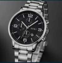 Новий якісний наручний годинник Soki кварцовий