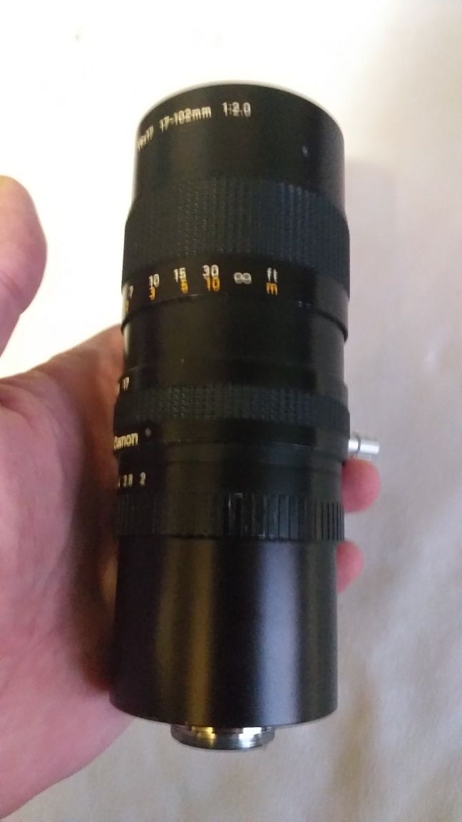 Винтажный телеобьектив для камеры Canon!