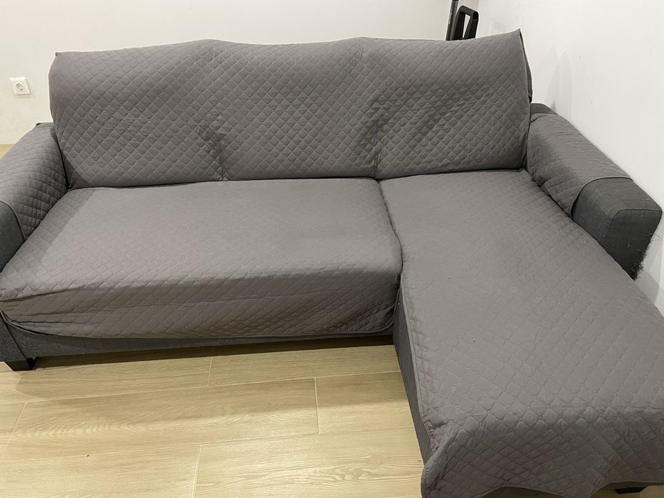Sofá com chaise longue