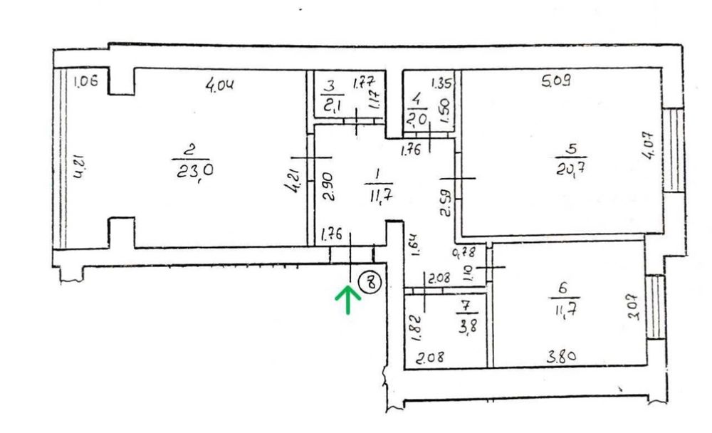 Продається сучасна   2 кімнатна квартира