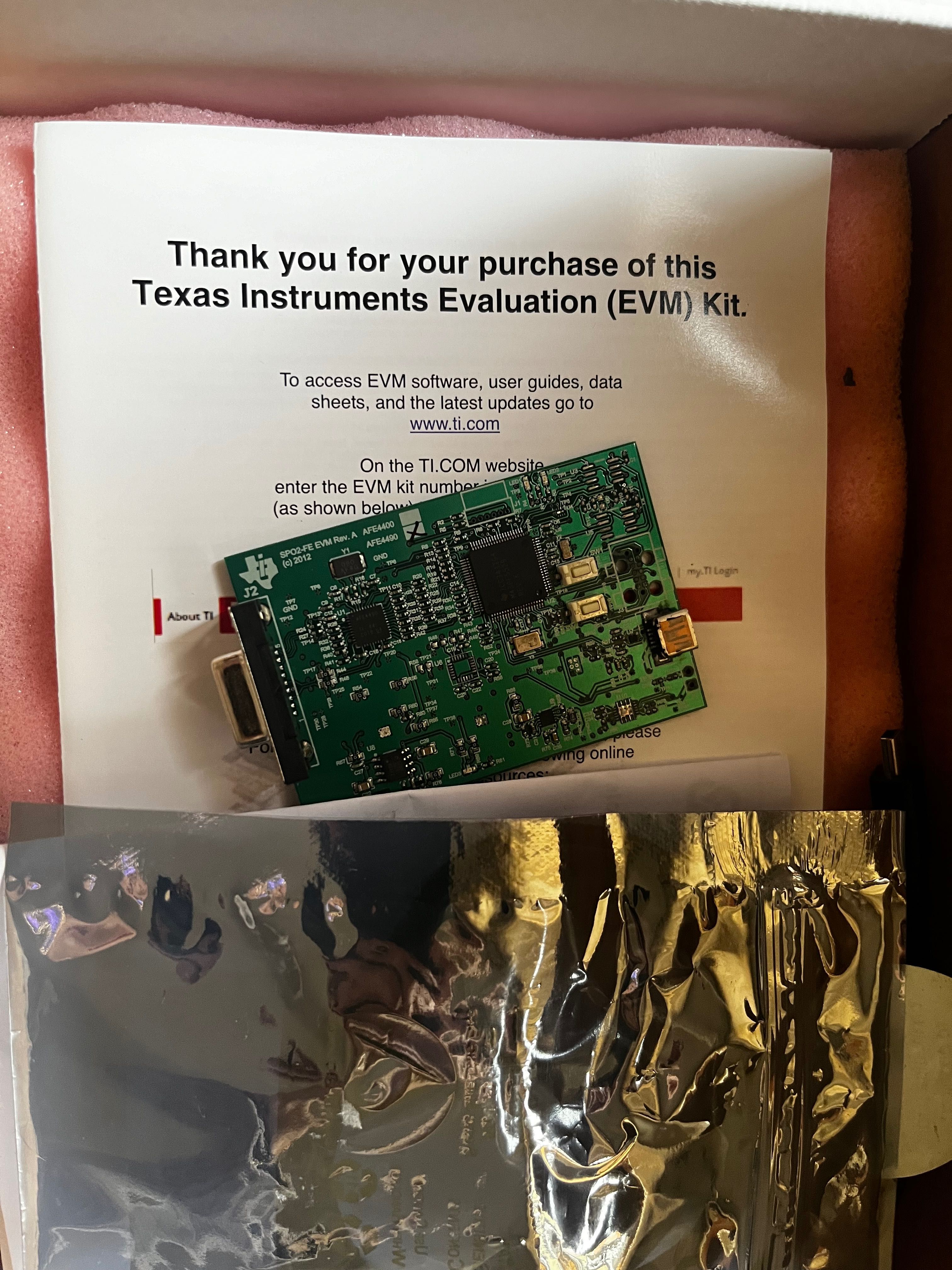 AFE4490SPO Evalution Module