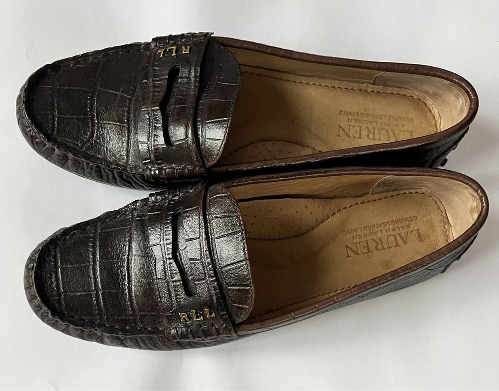 Ralph Lauren belen 8b 38 размер мокасини лофери жіночі
