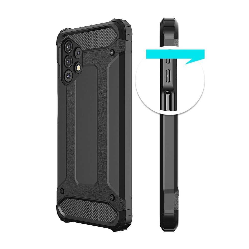 Case Etui Pancerne do Samsung Galaxy A13 4G + Szkło Hartowane