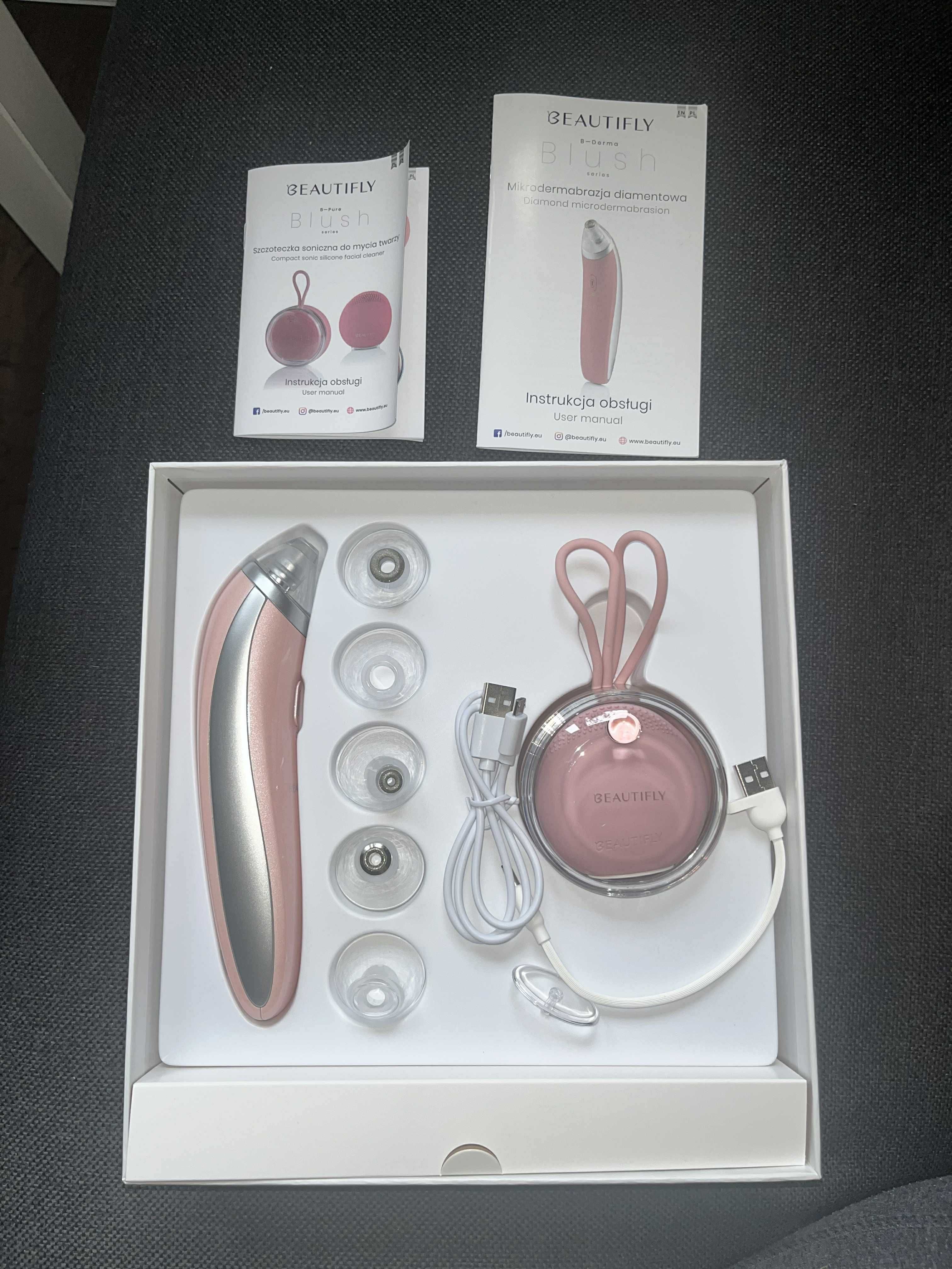 mikrodermobrazja + szczoteczka soniczna BEAUTIFLY B-Derma + B-Pure