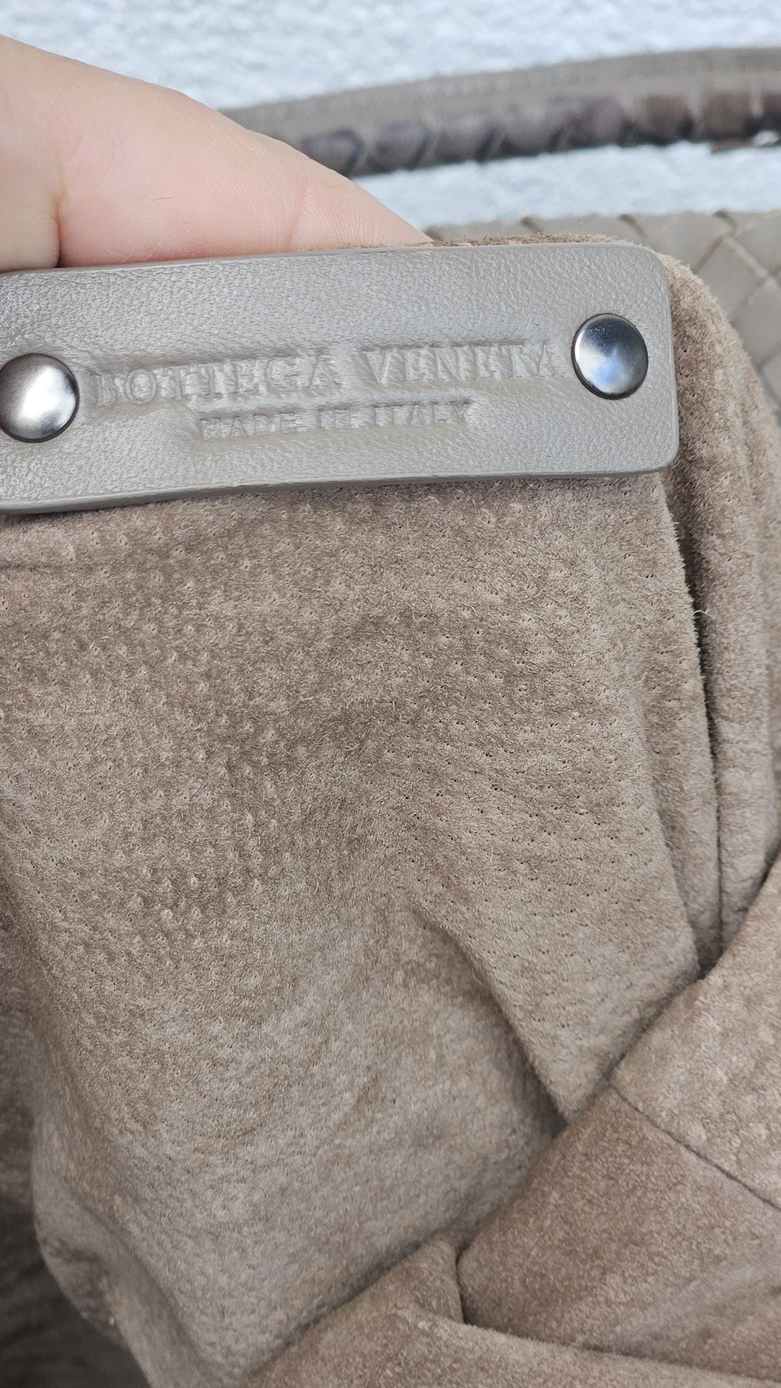 Torebka Shoperka Bottega VENETA skóra naturalna