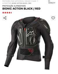 Casaco protetor Alpinestars Bionic Action Preta / Vermelha