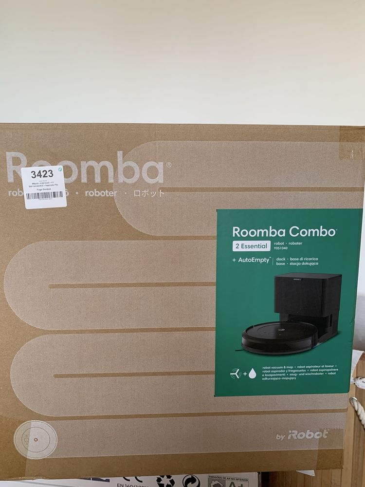 Aspirador Robô IROBOT Combo Roomba 2 Essential com garantia