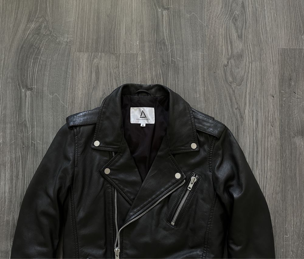 Serge Pariente Leather jacket чоловіча,шкіряна косуха куртка(кожа)