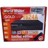 World Vision T624A/Т624А тюнер/ресивер Т2-ТВ Магазин. Гарантия 12 мес.