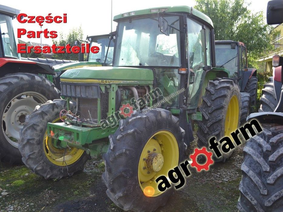 John Deere 6400 części, silnik, skrzynia biegów