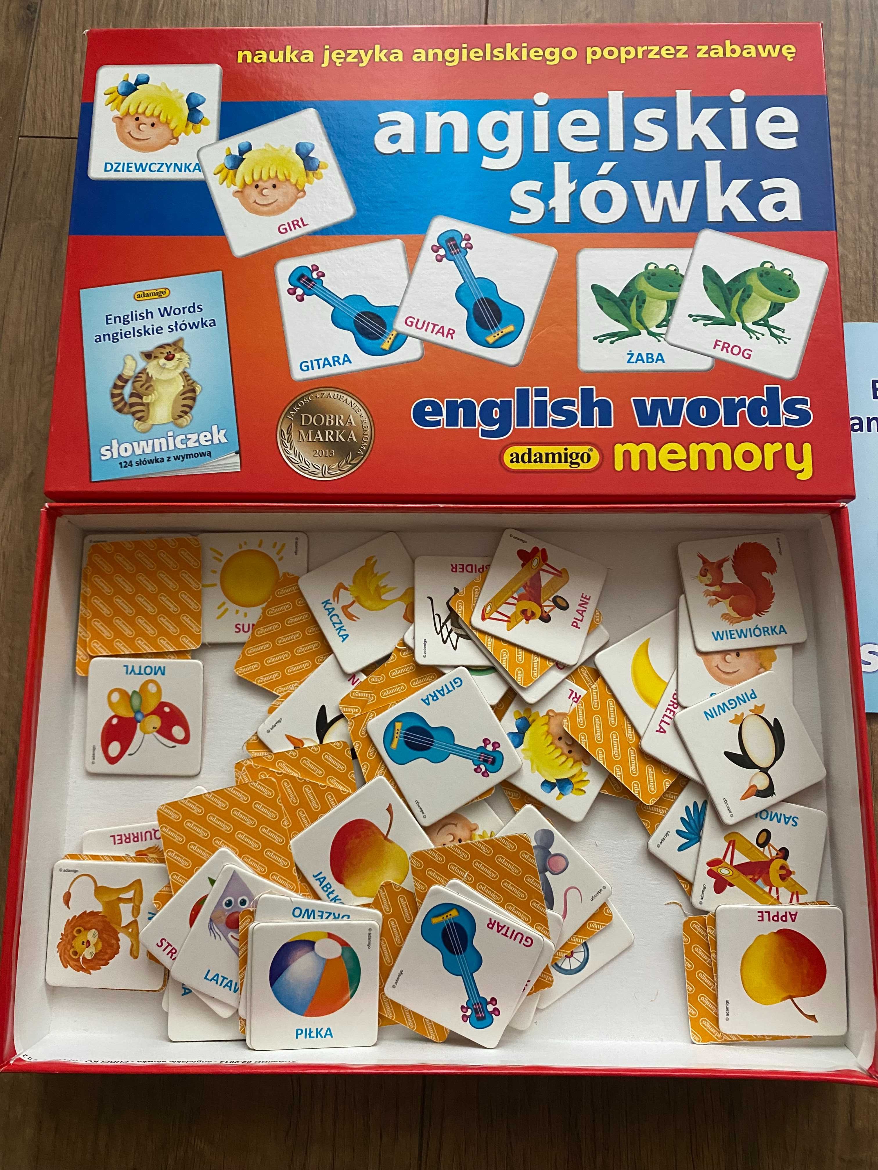 Gra Angielskie słówka, English words Memory