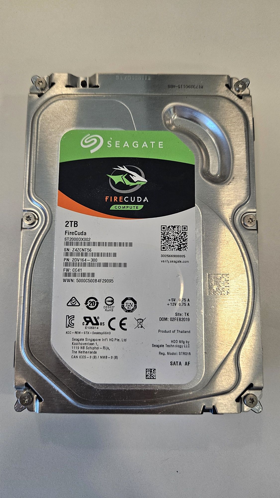 Disco Seagate FireCuda 2TB 3.5"