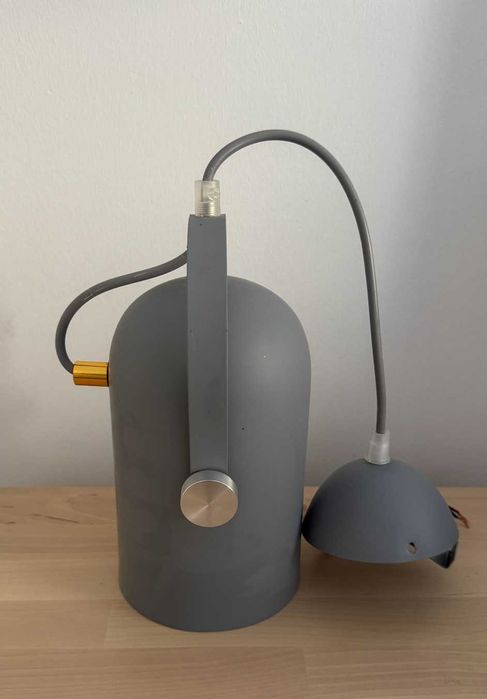 Grey ceiling lamp