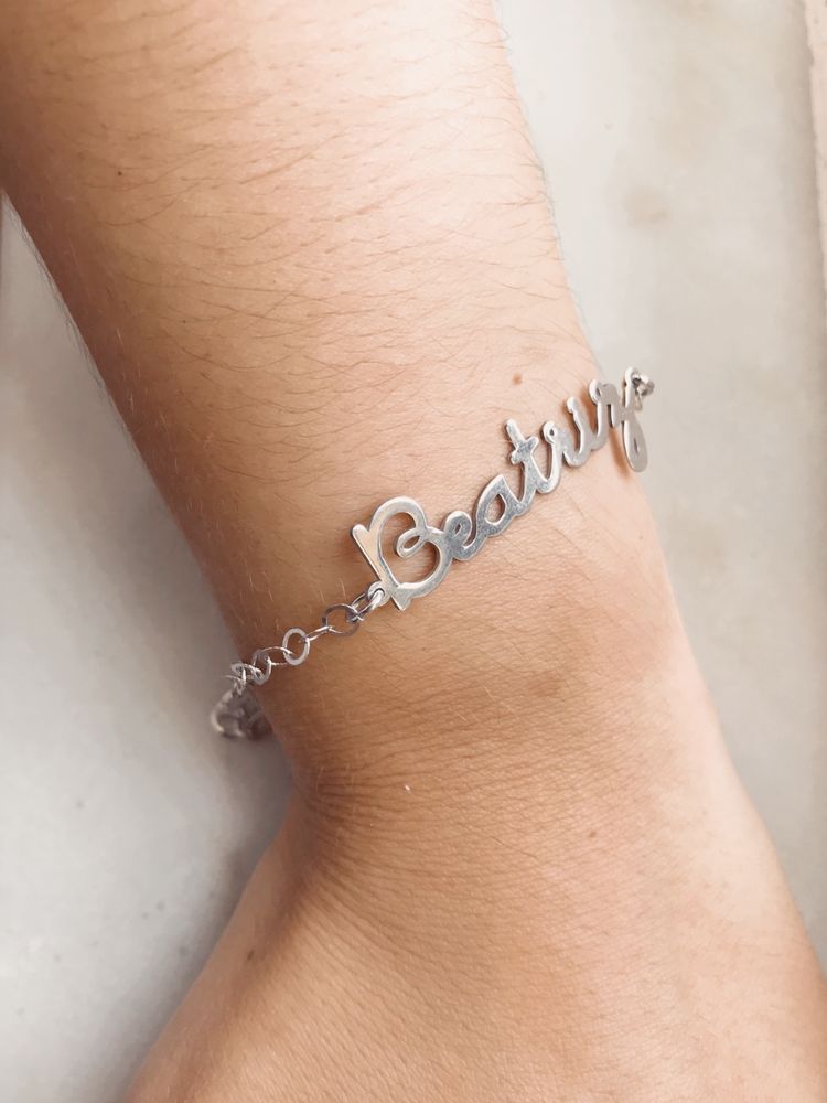 Pulseira de prata personalizada Beatriz