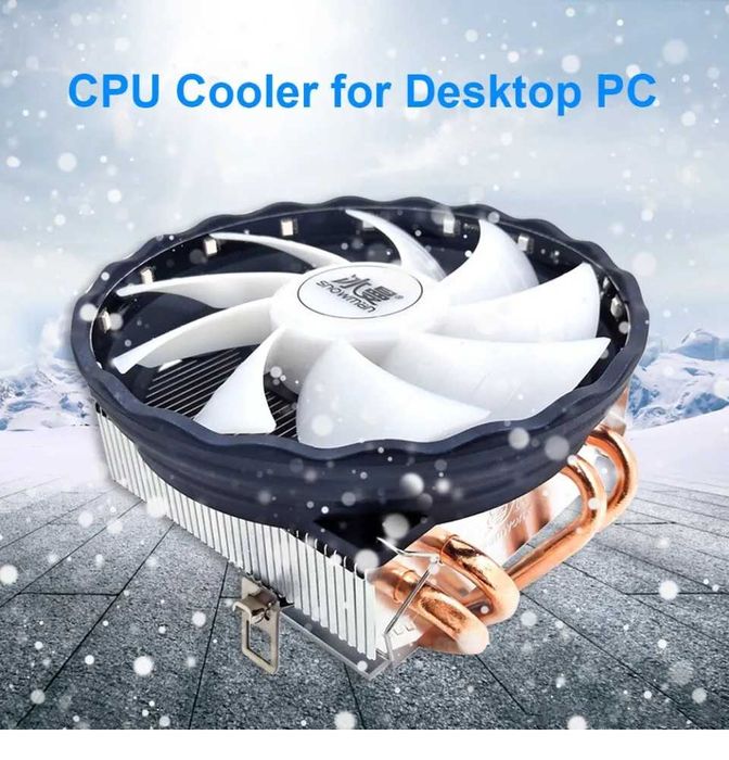 НОВАЯ БАШНЯ SNOWMAN 4 медных ТЕПЛОТРУБКИ 4 ПИН 120 мм обдув vrm