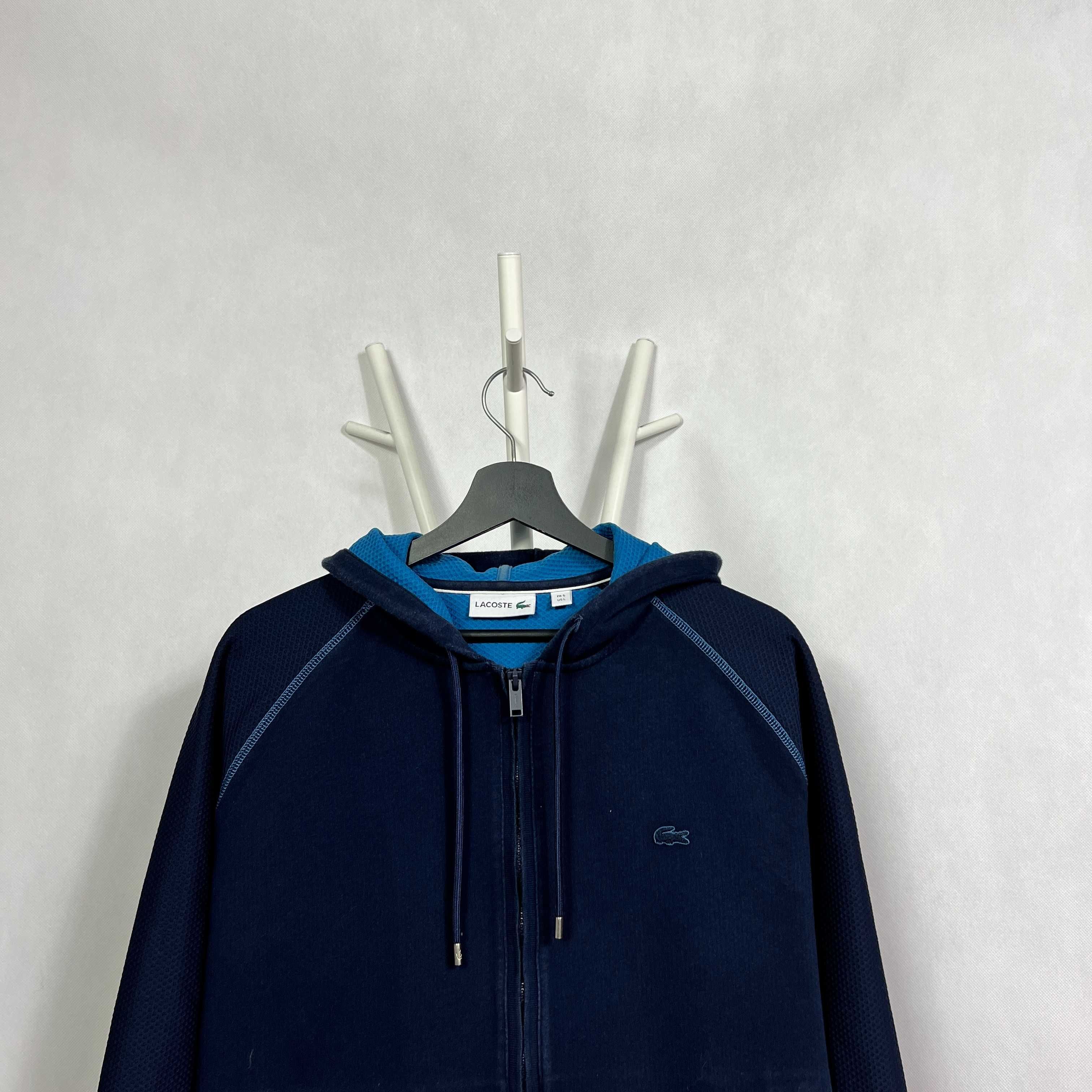 Bluza rozpinana z kapturem zipper hoodie Lacoste
