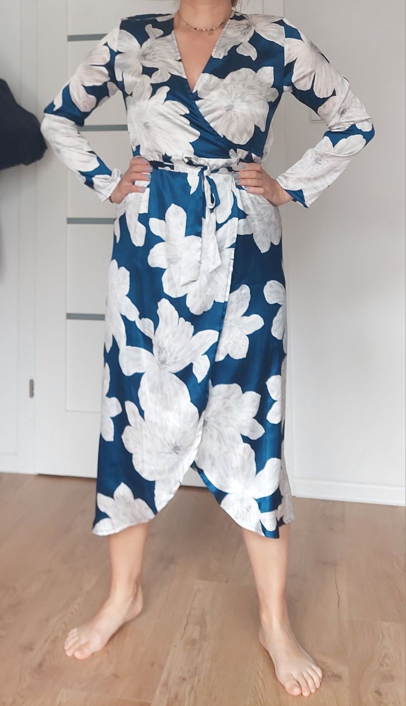 Sukienka kopertowa dancing Leopard rozmiar 42