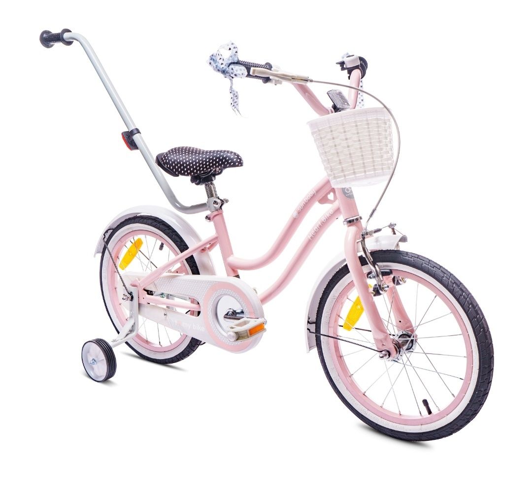 Różowy rowerek sun baby 4-5lat koła 16"