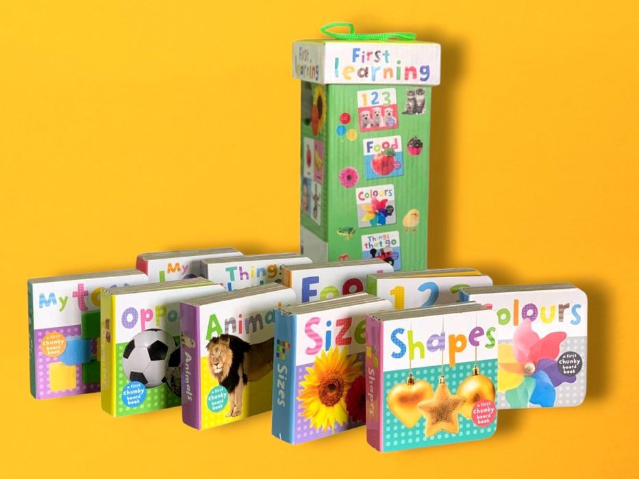 My First Learning 10 Chunky Books Tower biblioteczka pierwsze słowa