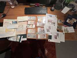 Zestaw banknotów kolekcjonerskich foldery PMG grading