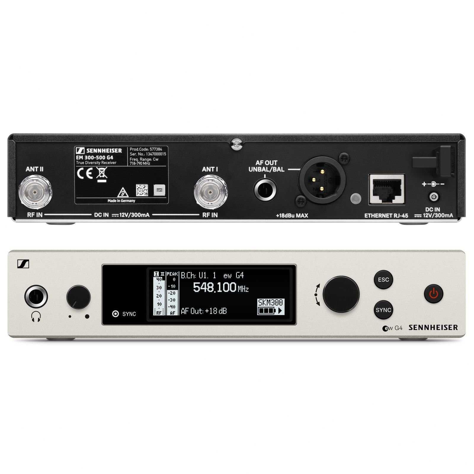 Sennheiser EM300-500 com SKP500 Banda AW+